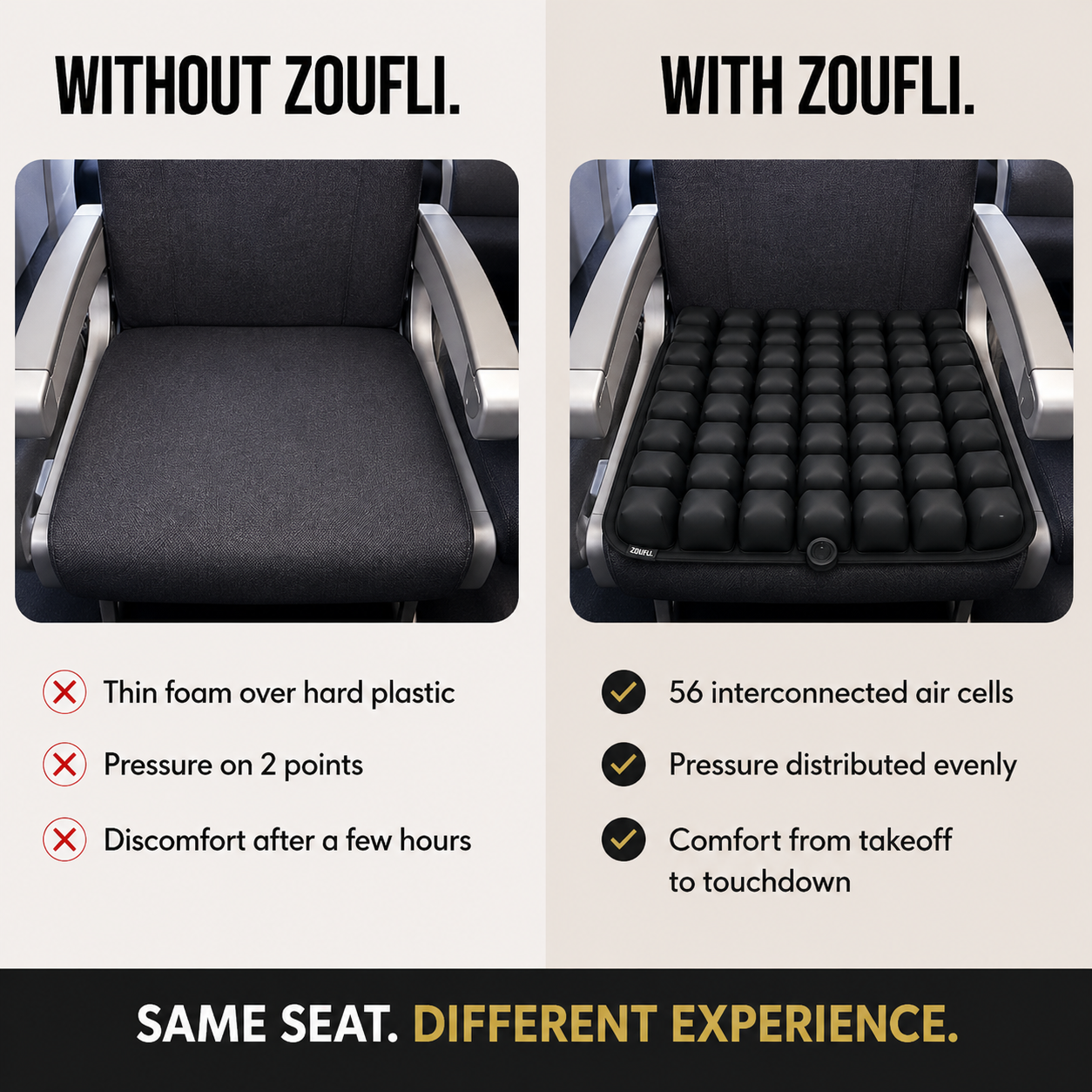 Zoufli Travel Comfort Cushion